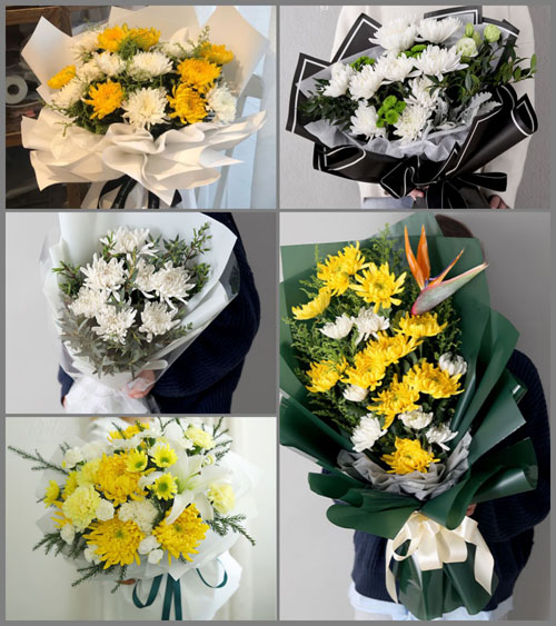 浙江省金华兰溪市黄店镇佳泽坞村白事花束代送